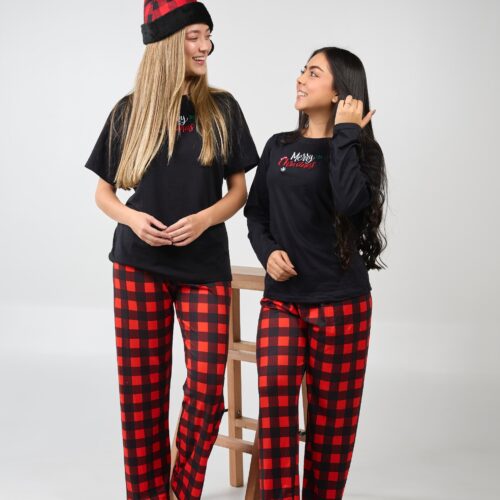 PIJAMA NAVIDAD CUADROS