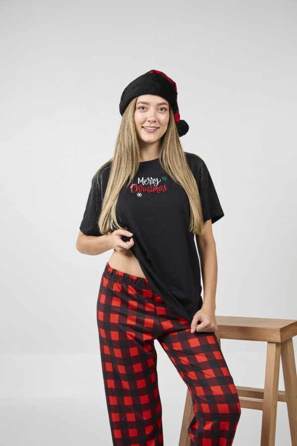 PIJAMA NAVIDAD CUADROS
