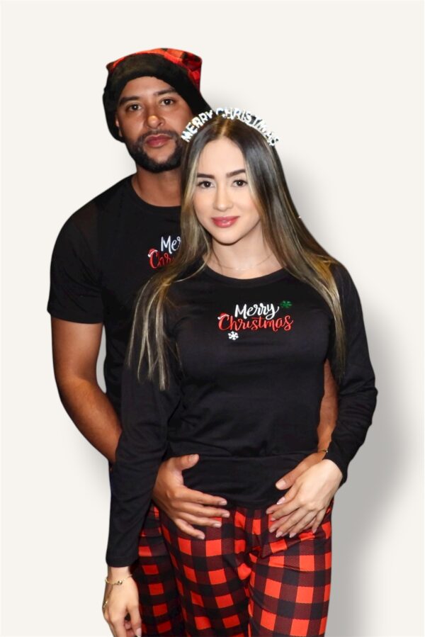 PIJAMA NAVIDAD CUADROS